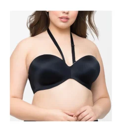 Curvy Couture Smooth Strapless Multi-Way Uplift Bra 1290 -Pour Moi Bikinis Shop curvy couture cuco01 1290 cs3