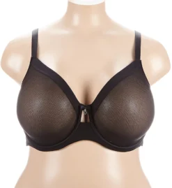 Curvy Couture Sheer Mesh Unlined Underwire Bra 1311 -Pour Moi Bikinis Shop curvy couture cuco01 1311 fs