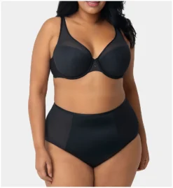 Curvy Couture Diamond Net High Apex Bra 1336 -Pour Moi Bikinis Shop curvy couture cuco01 1336 cs2