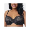 Curvy Couture Beautiful Bliss Lace Unlined Underwire Bra 1341 -Pour Moi Bikinis Shop curvy couture cuco01 1341 gs