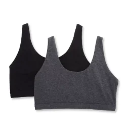 Curvy Couture Cotton Comfort Lounge Bra - 2 Pack 1353 -Pour Moi Bikinis Shop curvy couture cuco01 1353 cs2