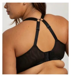 Curvy Couture Sheer Mesh Bralette 1355 -Pour Moi Bikinis Shop curvy couture cuco01 1355 cs1