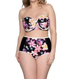 Curvy Kate Tropicana Bandeau Bikini Swim Top CS1130 -Pour Moi Bikinis Shop curvy kate cuka01 cs1130 cs1