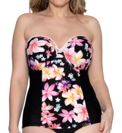 Curvy Kate Tropicana Bandeau Underwire Tankini Swim Top CS1140