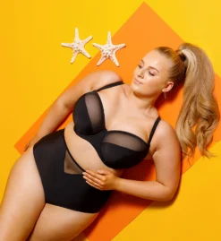 Curvy Kate Sheer Class Balcony Bikini Swim Top CS1300 -Pour Moi Bikinis Shop curvy kate cuka01 cs1300 cs6