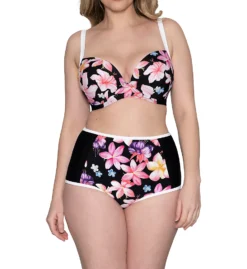 Curvy Kate Tropicana Molded Plunge Bikini Swim Top CS1303 -Pour Moi Bikinis Shop curvy kate cuka01 cs1303 cs1
