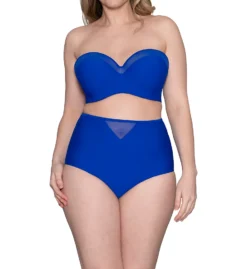Curvy Kate Sheer Class Bandeau Bikini Swim Top CS1307 -Pour Moi Bikinis Shop curvy kate cuka01 cs1307 cs4
