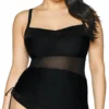 Curvy Kate Sheer Class Balcony Tankini Swim Top CS1404 -Pour Moi Bikinis Shop curvy kate cuka01 cs1404 gs