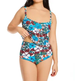 Curvy Kate Hibiscus Tankini Swim Top CS1440 -Pour Moi Bikinis Shop curvy kate cuka01 cs1440 cs5