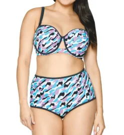 Curvy Kate Miami Heat Bandeau Bikini Swim Top CS4307 -Pour Moi Bikinis Shop curvy kate cuka01 cs4307 cs3