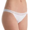 DKNY Classic Cotton Lace Trim Bikini Panty DK5006 -Pour Moi Bikinis Shop dkny dkny01 dk5006 gs
