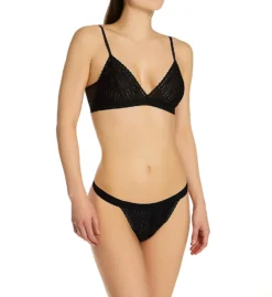 DKNY Softest Lace Thong DK8351 -Pour Moi Bikinis Shop dkny dkny01 dk8351 cs1