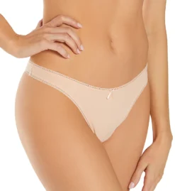 Eberjey Pima Goddess Picot Edge Thong - 3 Pack A618LR3