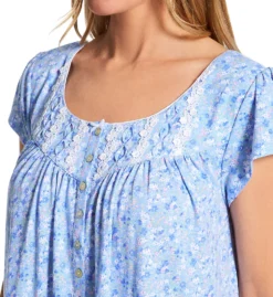 Eileen West 100% Cotton Jersey Knit Cap Sleeve Long Gown 5226608 -Pour Moi Bikinis Shop eileen west eilw01 5226608 cs2