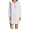 Eileen West Short Long Sleeve Nightgown 5320126