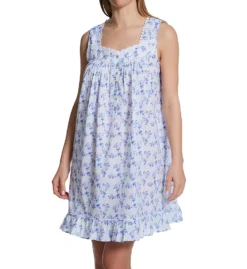 Eileen West 100% Cotton Woven Lawn Sleeveless Short Chemise 5325084