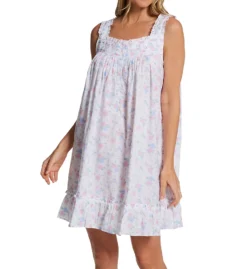 Eileen West 100% Cotton Woven Lawn Sleeveless Short Chemise 5325094