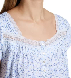 Eileen West 100% Cotton Jersey Knit Cap Sleeve Long Gown 5425087 -Pour Moi Bikinis Shop eileen west eilw01 5425087 cs2