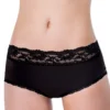 Elita Silk Magic Microfiber Hi-Cut Brief Lace Trim Panty 8851 -Pour Moi Bikinis Shop elita eli001 8851 gs