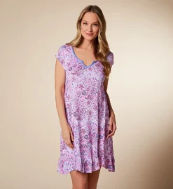 Ellen Tracy Paisley Short Sleeve Chemise 8025533 -Pour Moi Bikinis Shop ellen tracy elen01 8025533 cs6