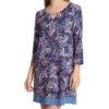 Ellen Tracy Paisley 3/4 Sleeve Chemise 8025557 -Pour Moi Bikinis Shop ellen tracy elen01 8025557 gs