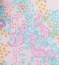 Ellen Tracy Paisley Short Sleeve Cropped Pant PJ Set 8725529 -Pour Moi Bikinis Shop ellen tracy elen01 8725529 cs1