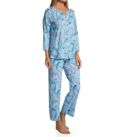 Ellen Tracy Boxy Button Front PJ Set 8725571