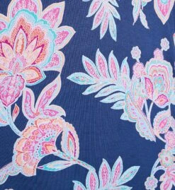 Ellen Tracy Navy Paisley Sleeveless Wide Leg Capri PJ Set 8725598 -Pour Moi Bikinis Shop ellen tracy elen01 8725598 cs1