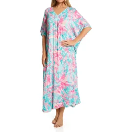 Ellen Tracy Leaf Long Caftan 8925532