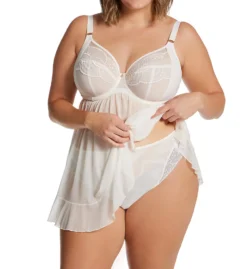 Elomi Priya Underwire Babydoll Top EL4551 -Pour Moi Bikinis Shop elomi elom01 el4551 cs2