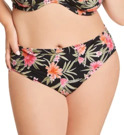 Elomi Dark Tropics Mid Rise Brief Swim Bottom ES0172