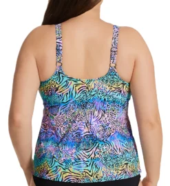 Elomi Electric Savannah Moulded Tankini Swim Top ES0761 -Pour Moi Bikinis Shop elomi elom01 es0761 bs