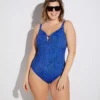 Elomi Pebble Cove Non Wired One Piece Swimsuit ES1143 -Pour Moi Bikinis Shop elomi elom01 es1143 gs