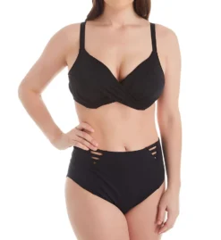 Elomi Magnetic Underwire Wrap Plunge Bikini Swim Top ES7193 -Pour Moi Bikinis Shop elomi elom01 es7193 cs2