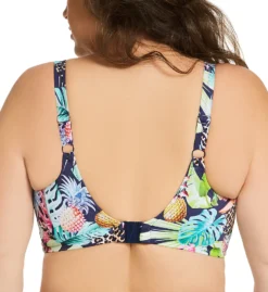Elomi Pina Colada Underwire Plunge Bikini Swim Top ES7262 -Pour Moi Bikinis Shop elomi elom01 es7262 bs