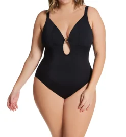Elomi Plain Sailing Solid Non Wired Plunge Swimsuit ES7280
