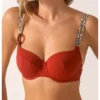 Empreinte Wild Underwire Solid 3 Part Cup Swim Top KMS-WLD -Pour Moi Bikinis Shop empreinte empr01 kms wld gs