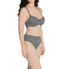 Freya Check In High Waist Brief Swim Bottom AS1978 -Pour Moi Bikinis Shop freya fre001 as1978 cs1