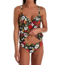 Freya Tiki Bar Underwire Plunge Tankini Swim Top AS6803 -Pour Moi Bikinis Shop freya fre001 as6803 cs1