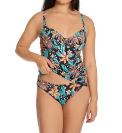 Freya Wild Daisy Underwire Plunge Tankini Swim Top AS7035 -Pour Moi Bikinis Shop freya fre001 as7035 cs1