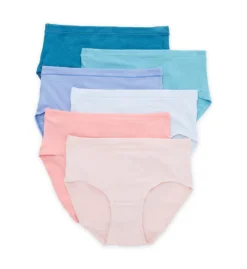 Fruit Of The Loom Beyond Soft Brief Panty - 6 Pack 6DBSML1 -Pour Moi Bikinis Shop fruit of the loom fotl01 6dbsml1 cs2