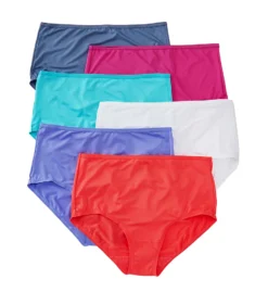 Fruit Of The Loom Microfiber Brief Panties - 6 Pack 6DMFBF1 -Pour Moi Bikinis Shop fruit of the loom fotl01 6dmfbf1 cs2