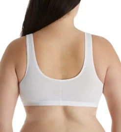 Fruit Of The Loom Comfort Cotton Blend Front Close Sports Bra 96014 -Pour Moi Bikinis Shop fruit of the loom fotl01 96014 bs