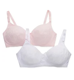 Fruit Of The Loom Fiber Fill Wirefree Bra - 2 Pack 96248A -Pour Moi Bikinis Shop fruit of the loom fotl01 96248a cs2