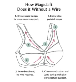 Glamorise Magic Lift With Posture Back Support Bra 1265 -Pour Moi Bikinis Shop glamorise glam01 1265 cs4