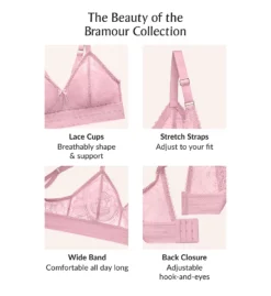 Glamorise Bramour Gramercy Luxe Lace Bralette 7012 -Pour Moi Bikinis Shop glamorise glam01 7012 cs1