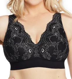 Glamorise Bramour Lexington Lace Plunge Bralette 7013