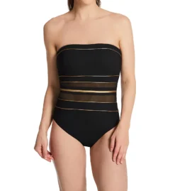 Gottex Onyx Strapless One Piece Swimsuit 00070
