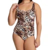 Gottex Animalia East Square Neck One Piece Swimsuit AE174U