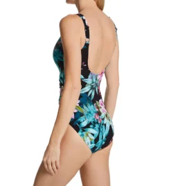 Gottex Dusk Bloom V-Neck Surplice One Piece Swimsuit DB178U -Pour Moi Bikinis Shop gottex gotx01 db178u bs